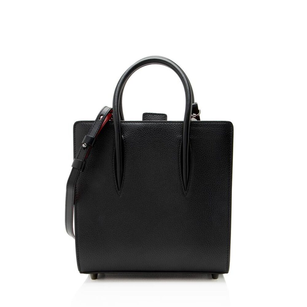 Christian Louboutin Leather Spiked Studs Paloma Small Tote